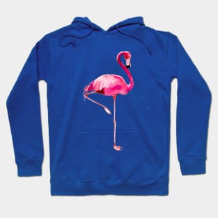 Watercolor Flamingo 3 Hoodie